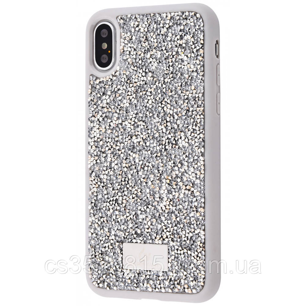 

Bling World Grainy Diamonds (TPU) iPhone X/Xs silver