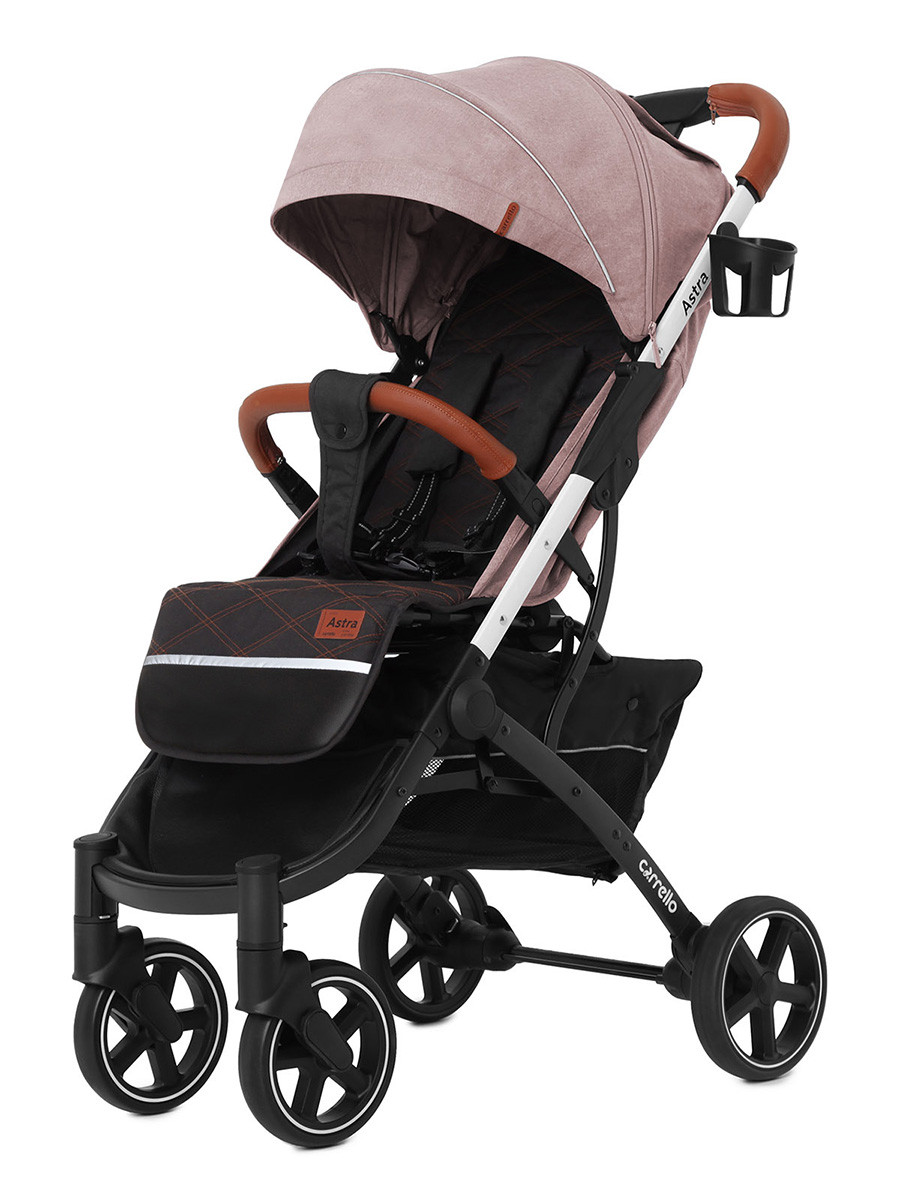 

Коляска прогулочная CARRELLO Astra CRL-5505 Apricot Pink +дождевик S /1/ MOQ