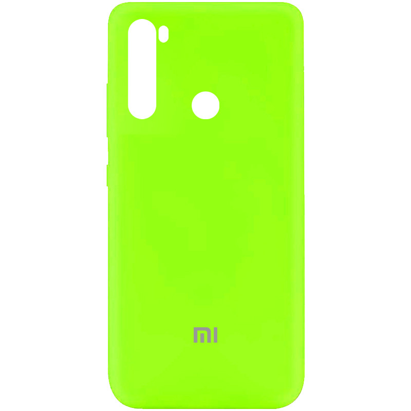 

Чехол Silicone Cover My Color Full Protective (A) для Xiaomi Redmi Note 8T, Салатовый / neon green