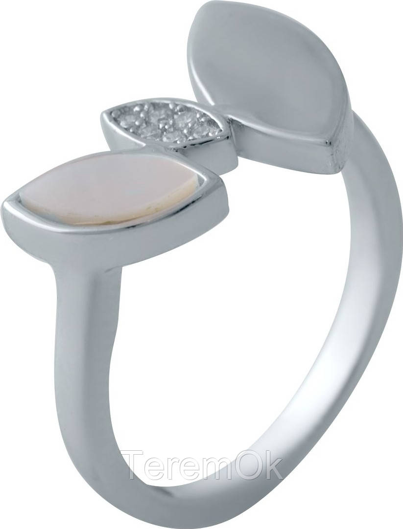 

Серебряное кольцо SilverBreeze с натуральным перламутром (2037965) 18.5 размер