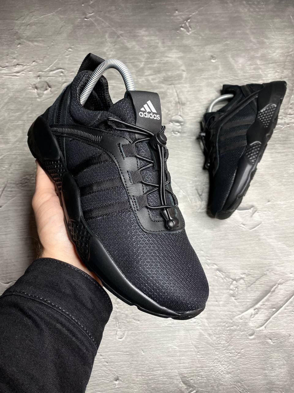 

Adidas (адидас) летние кроссовки сеточка 45, Черный