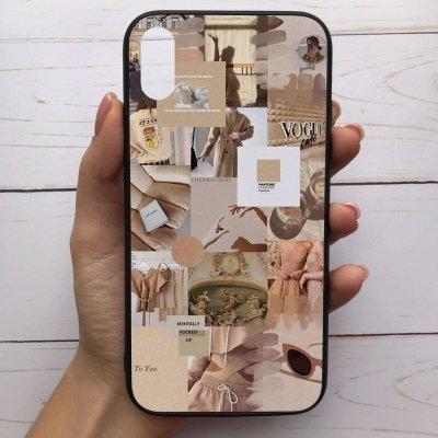 

Чехол Mood для iPhone Xs Max с рисунком Коллаж бежевый SKL68-288476, Разные цвета