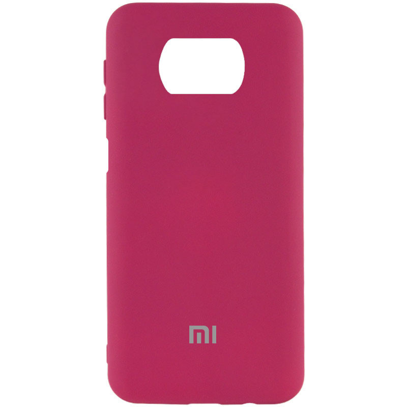 

Чехол Silicone Cover My Color Full Protective (A) для Xiaomi Poco X3 NFC / Poco X3 Pro, Бордовый / marsala