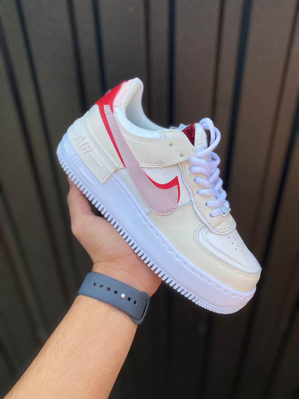 

Женские кроссовки Nike Air Force 1 Shadow Phantom Ivory / Найк Аир Форс 1 Шадоу Фантом Айвори 38, Белый