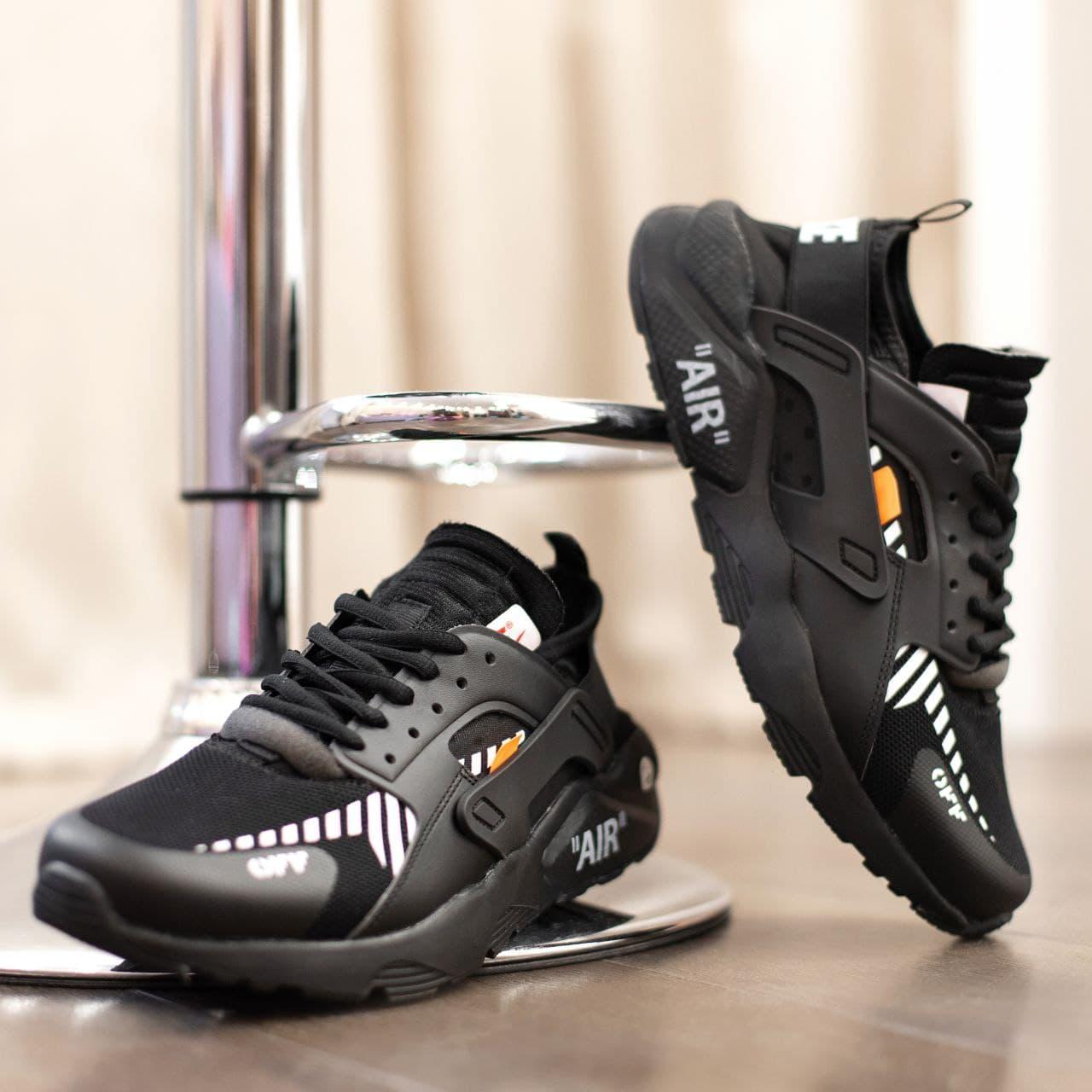 

Кроссовки Мужские Nike Huarache Black / Найк Хуарачи Черные 44, Черный