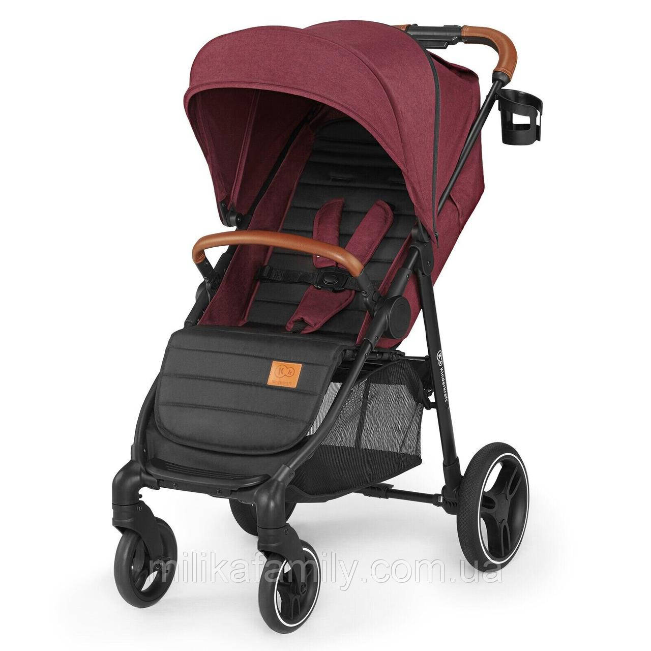 

Прогулочная коляска Kinderkraft Grande 2020 Black (KKWGRANBLK000N) Малиновый