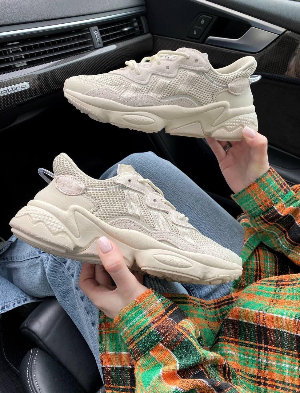 

Женские кроссовки Adidas Ozweego Beige / Адидас Озвиго Бежевые 40, Бежевый