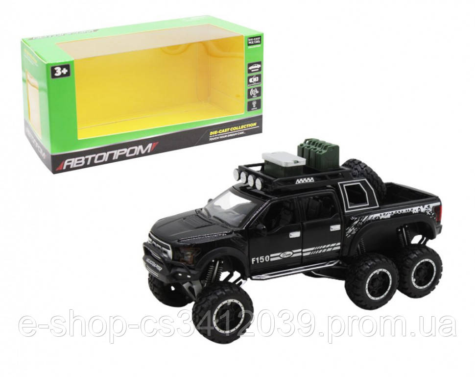 

Игрушечная машинка Ford F150 "АВТОПРОМ" 7682 инерционная (Black)