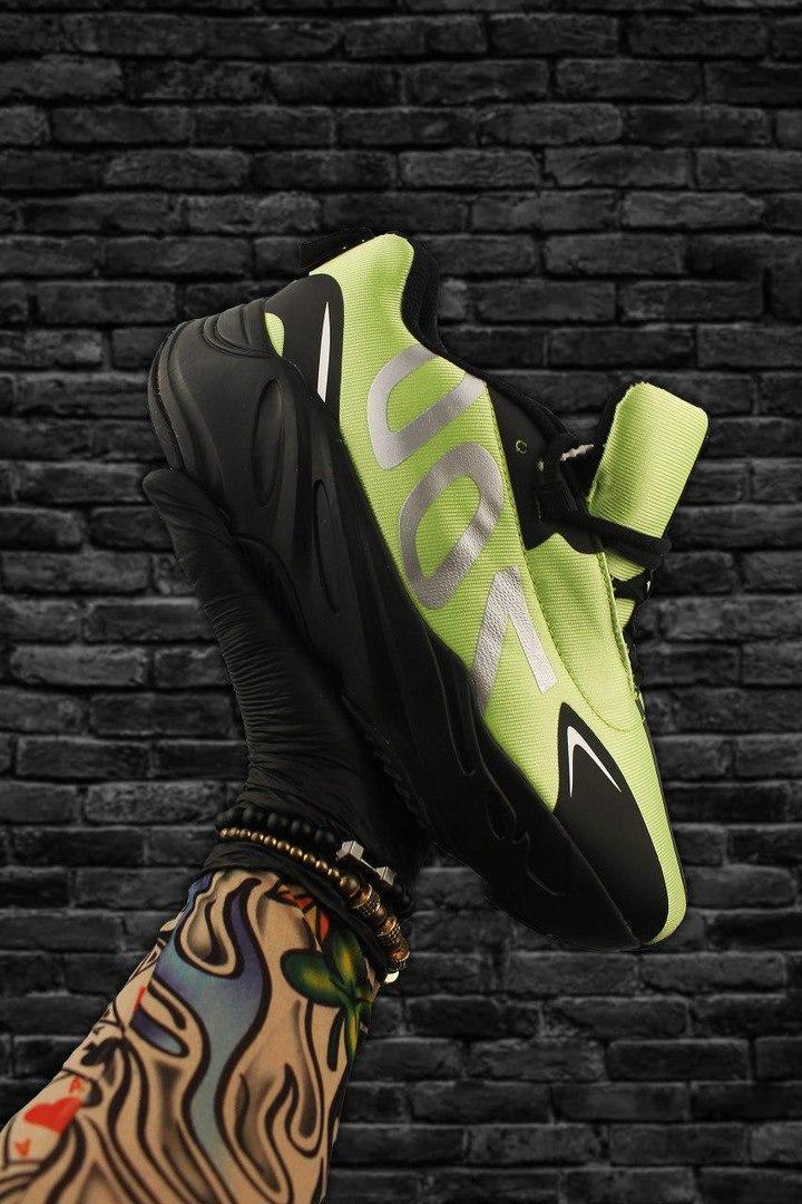 

Мужские кроссовки Adidas Yeezy Boost 700 Black Green / Адидас Изи Буст 700 Черные Зеленые 43, Зелёный