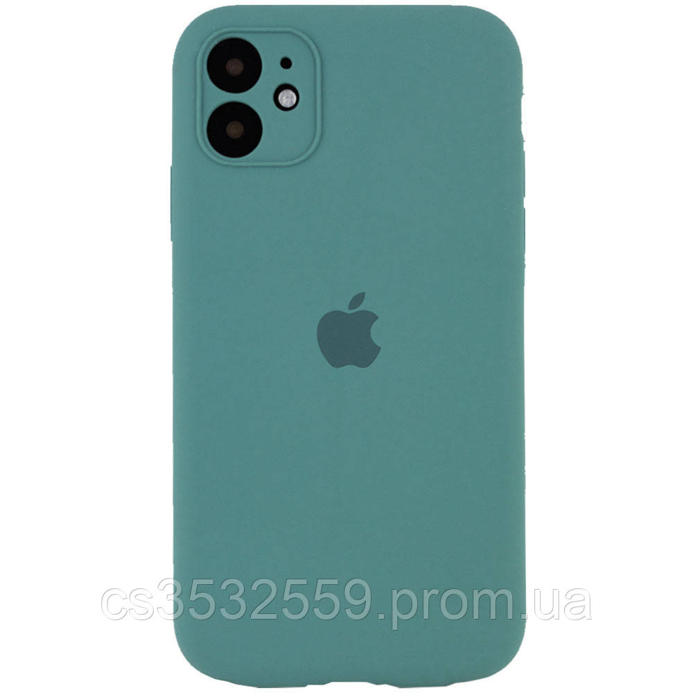 

Чехол Silicone Case Full Camera Protective (AA) для Apple iPhone 12 mini (5.4") Зеленый / Pine green