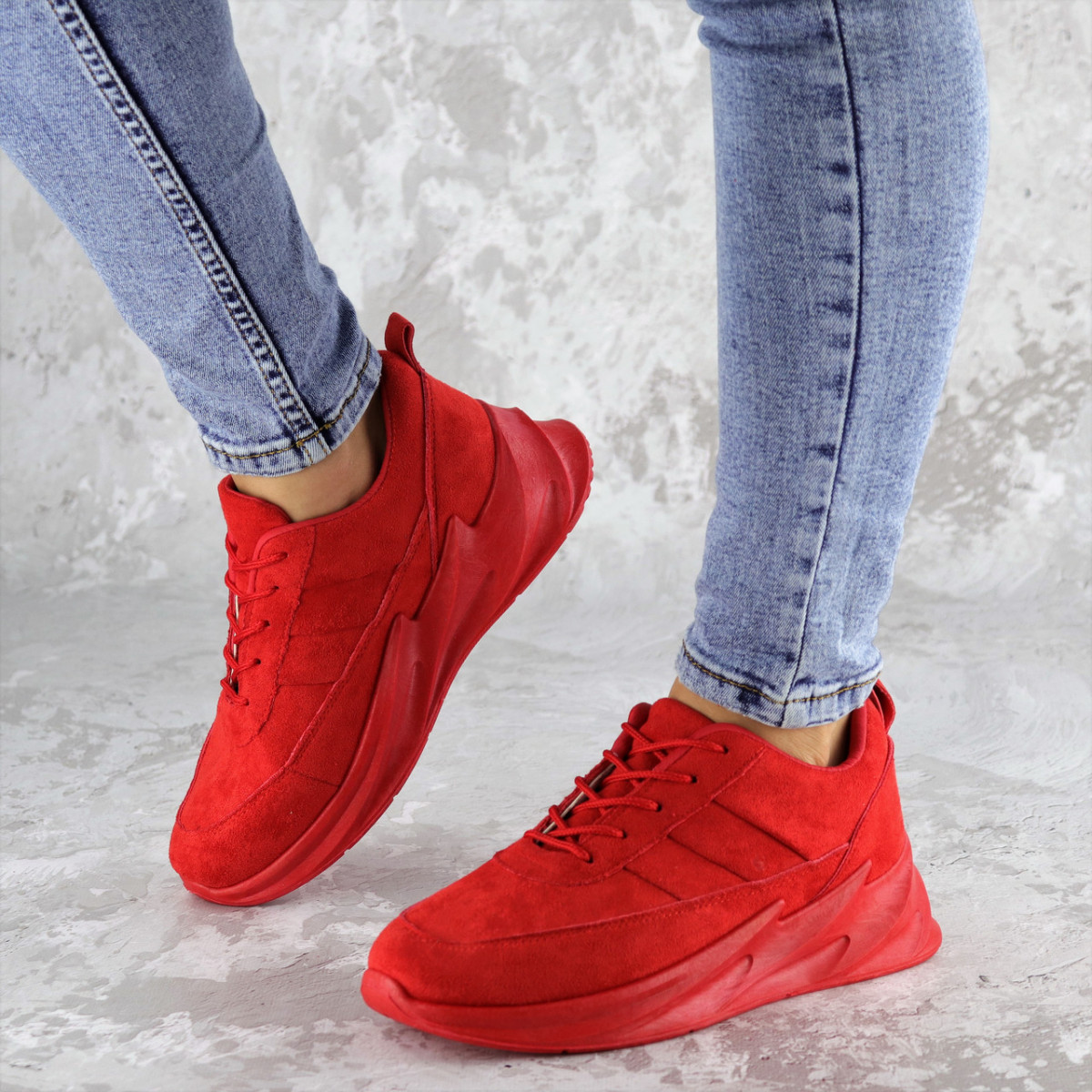 

Кроссовки женские Fashion Robby 2148 36 размер 23 см Красный