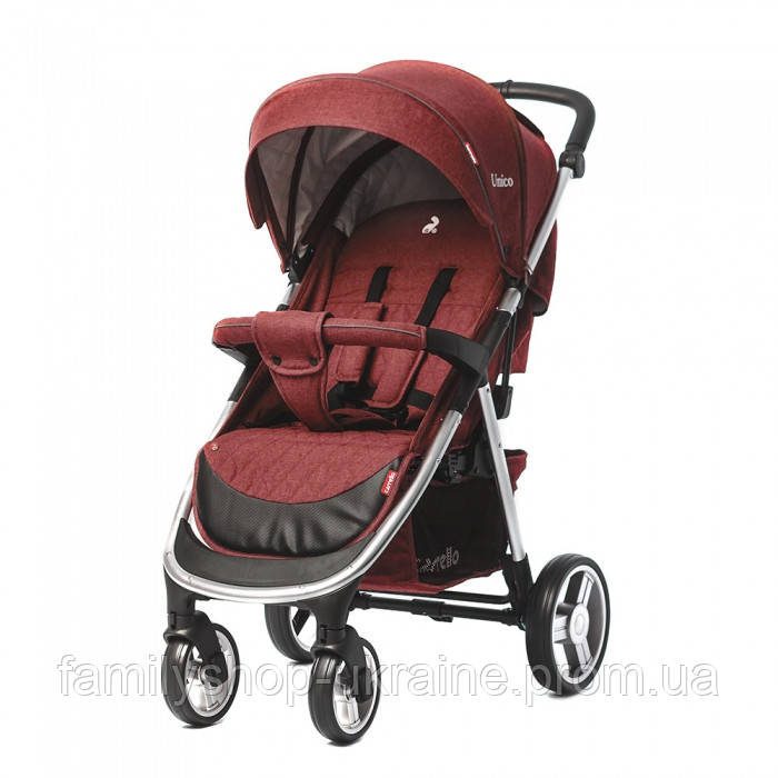 

Коляска прогулочная CARRELLO Unico CRL-8507 Deep Red