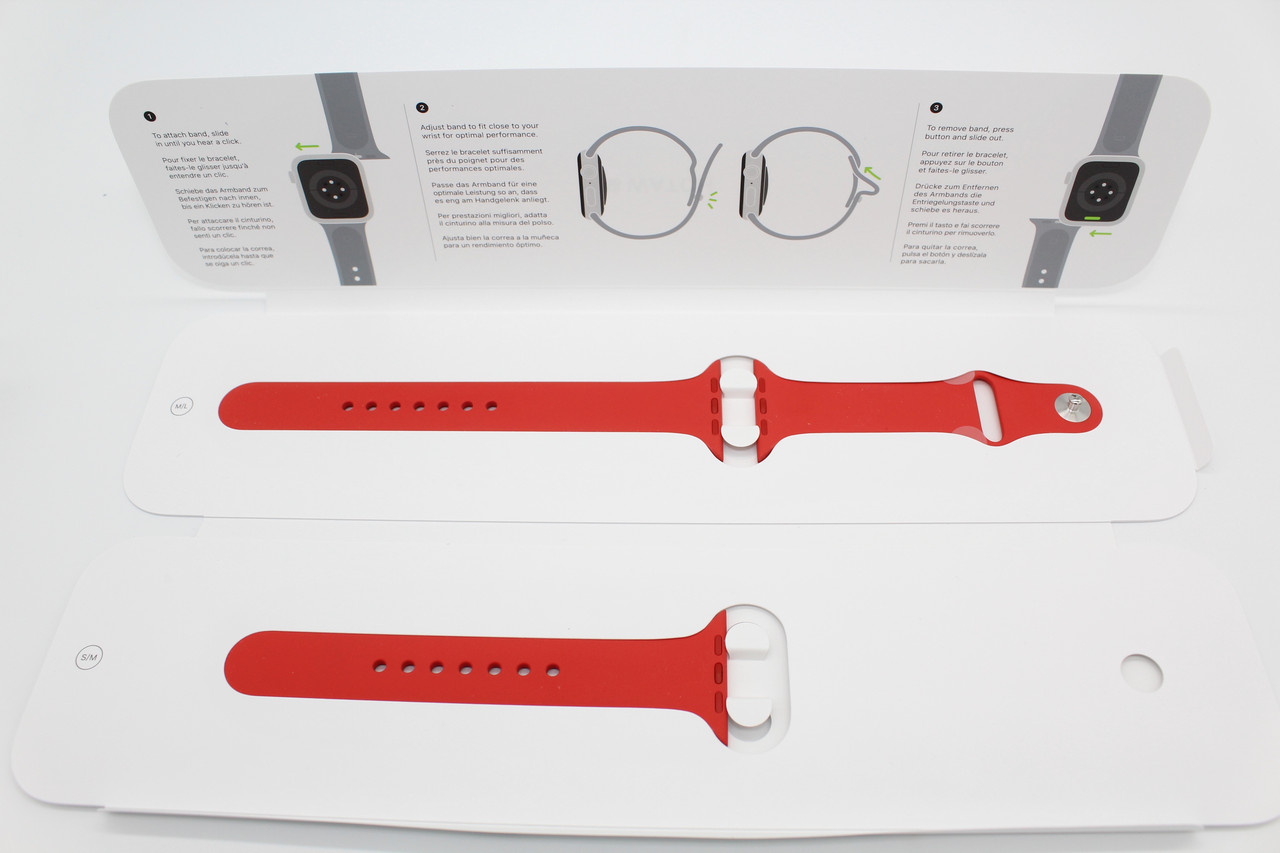 

Ремінець Apple Watch Original Sport 42 mm/44 mm Red