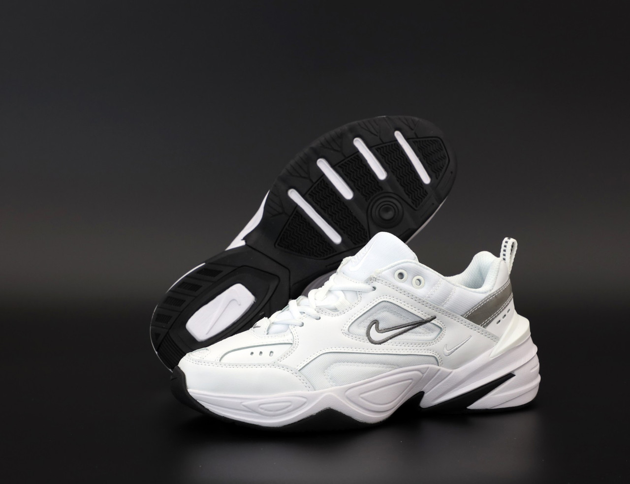 

Кроссовки мужские Nike M2K Tekno белые, Найк М2К Техно, натуральная кожа, текстиль, код KD-12145 Да, 42, Белый