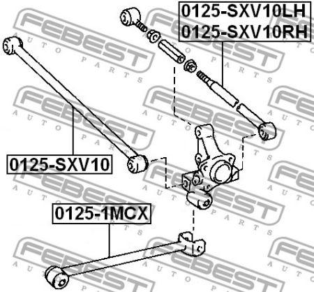 

Тяга задняя поперечная TOYOTA CAMRY (_V1_) / TOYOTA WINDOM (_V1_) 1990-1998 г.