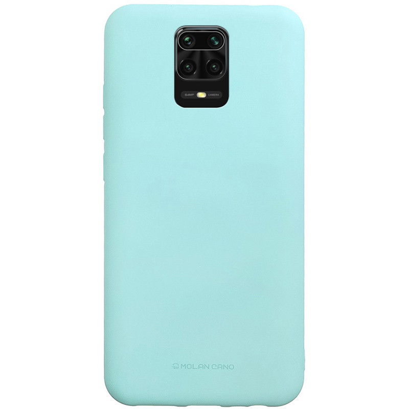 

TPU чехол Molan Cano Smooth для Xiaomi Redmi Note 9s / Note 9 Pro / Note 9 Pro Max, Бирюзовый