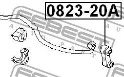 

Тяга стабилизатора передняя SUBARU LEGACY I (BC) 1983-2012 г.