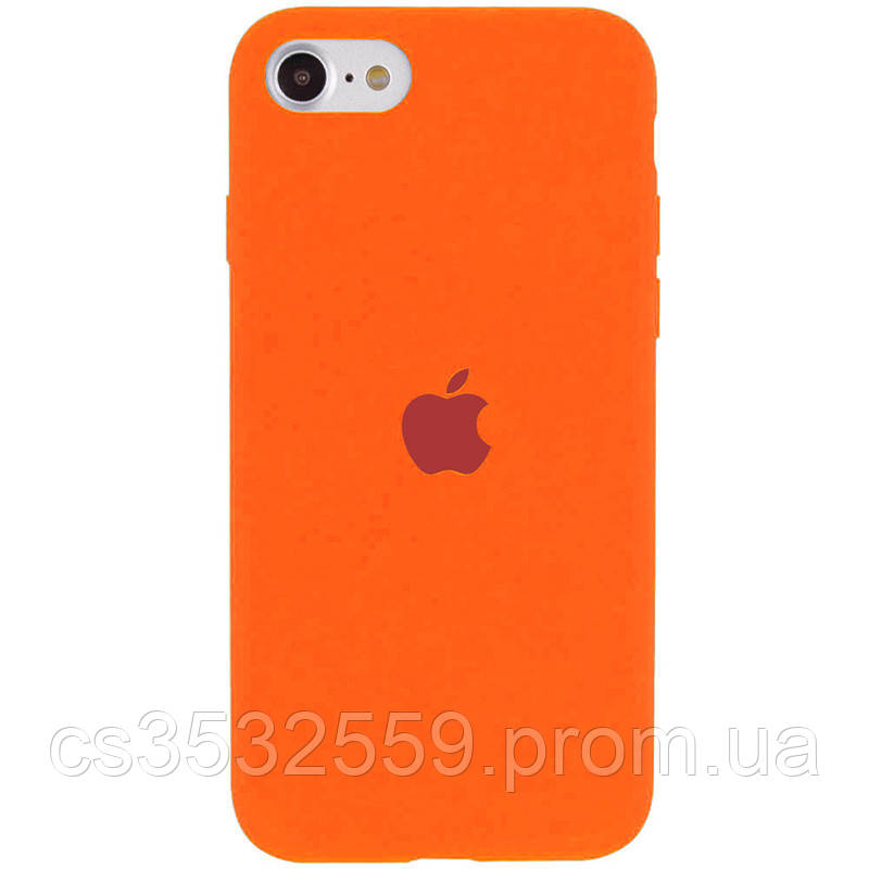 

Чехол Silicone Case Full Protective (AA) для Apple iPhone SE (2020) Оранжевый / Apricot