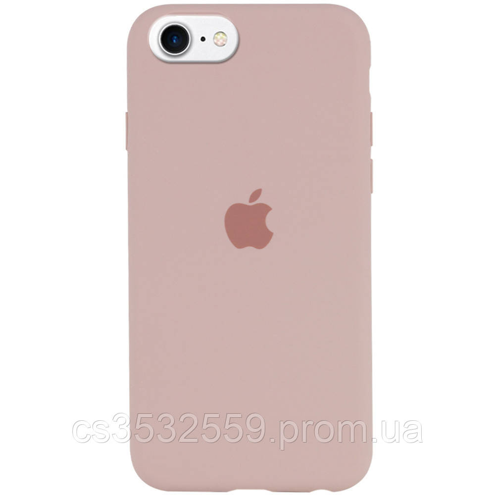 

Чехол Silicone Case Full Protective (AA) для Apple iPhone SE (2020) Розовый / Pink Sand