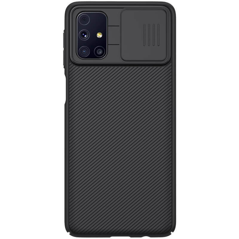 

Карбоновая накладка Nillkin Camshield (шторка на камеру) для Samsung Galaxy M31s, Черный / black