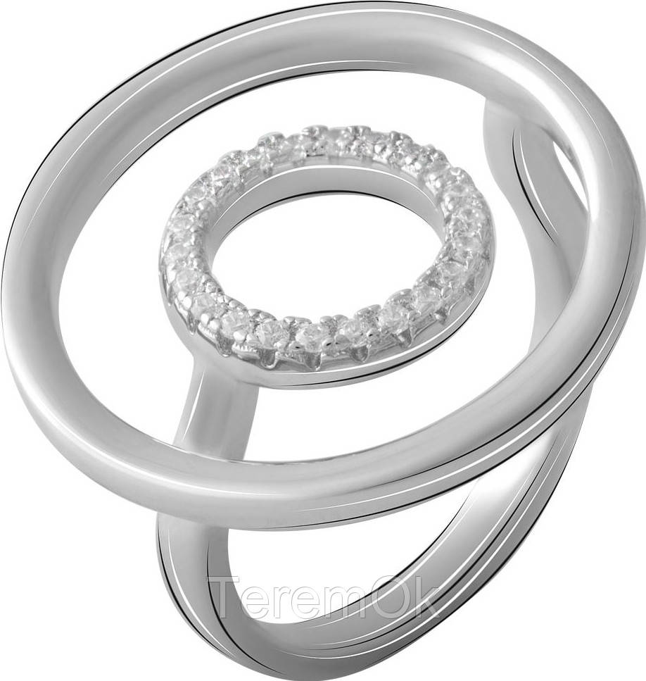 

Серебряное кольцо SilverBreeze с фианитами (2066491) 17.5 размер