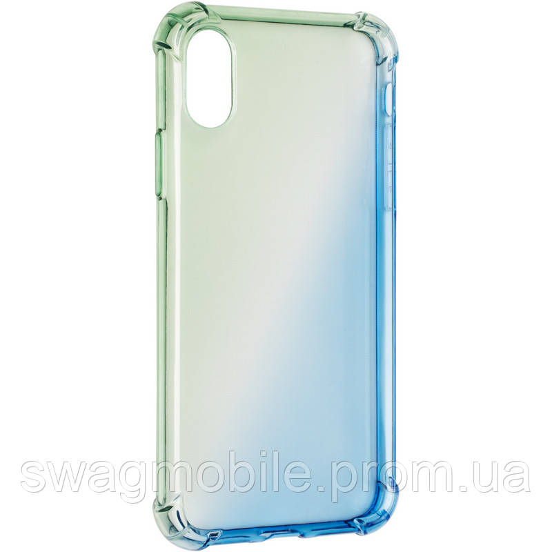 

Ultra Gradient Case для iPhone X/XS Blue/Green, Зелено-синий