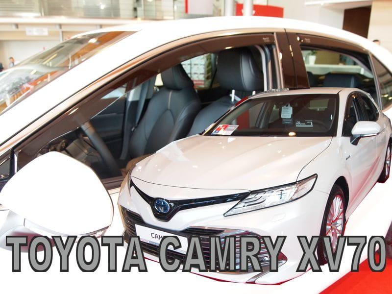 

Дефлекторы окон (ветровики) TOYOTA CAMRY XV 70 4D 2017R .→(+OT)