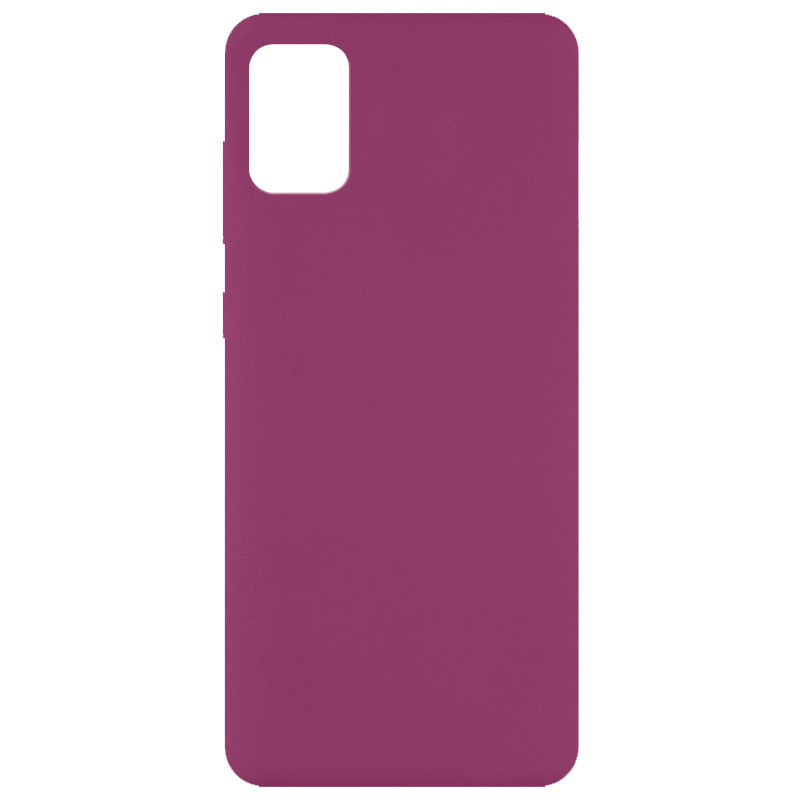 

Чехол Silicone Cover Full without Logo (A) для Samsung Galaxy A51, Бордовый / marsala