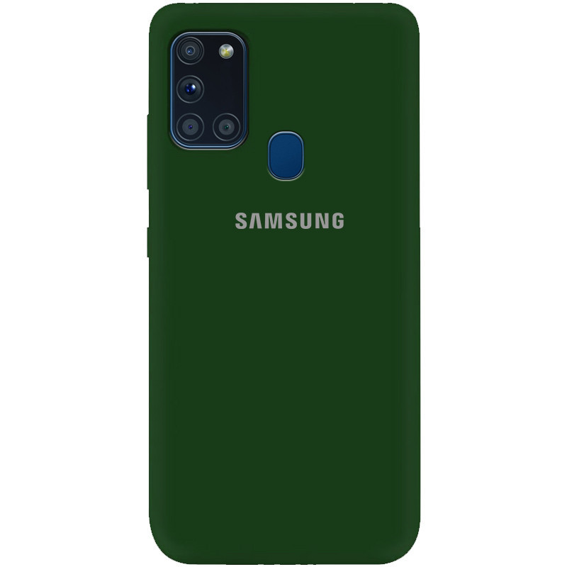 

Накладка Silicone Full Cover для Samsung Galaxy A21s Зеленый * Dark green (449220AS)