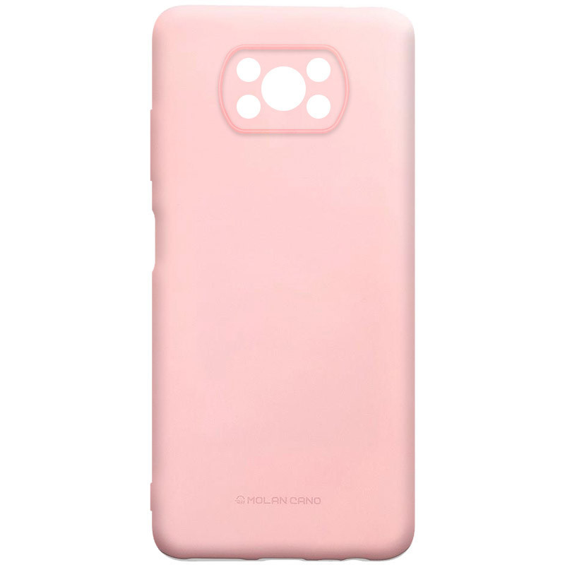 

TPU чехол Molan Cano Smooth для Xiaomi Poco X3 NFC / Poco X3 Pro Розовый