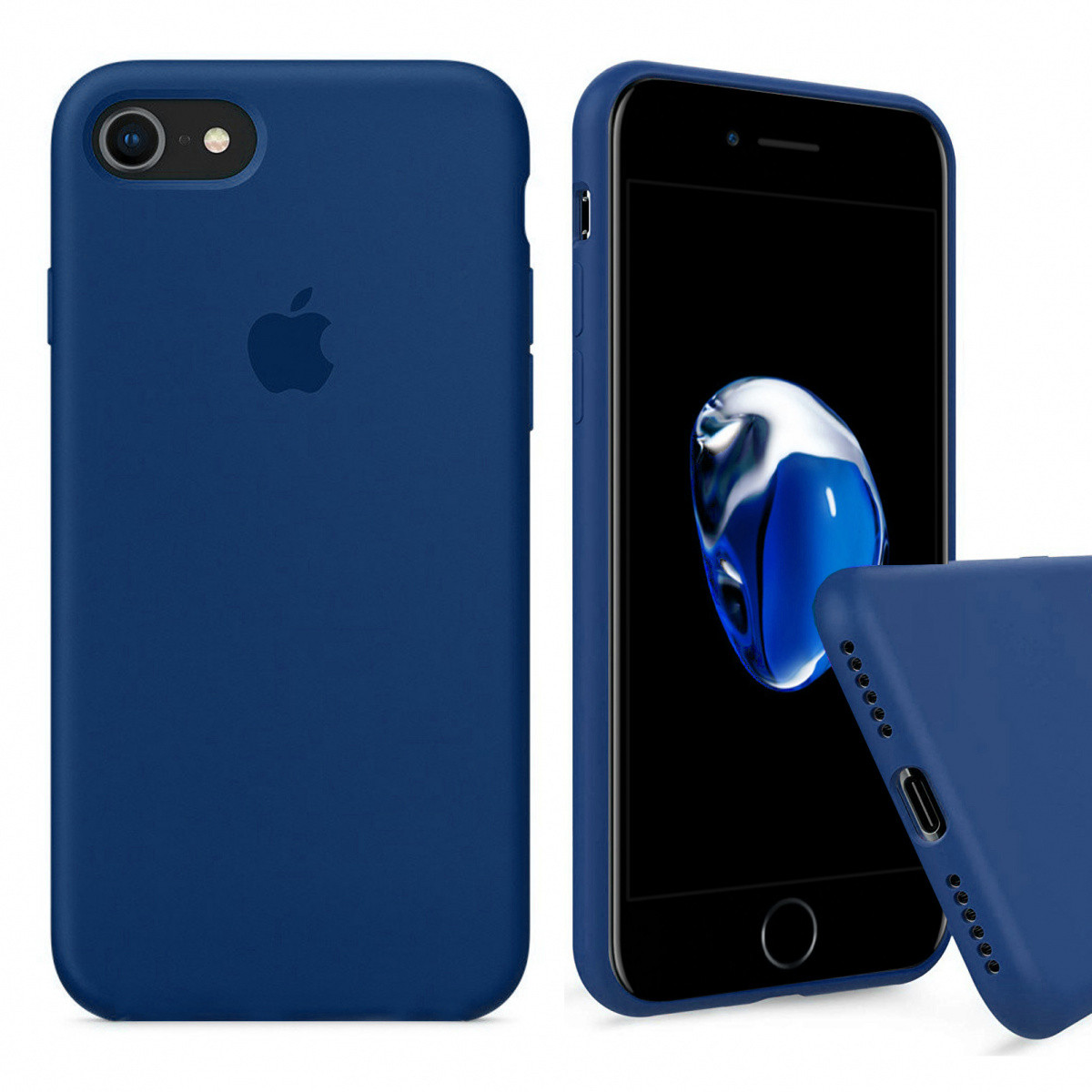 

Чохол Silicone Full case для iPhone 7/8/SE 2020 Cosmos blue