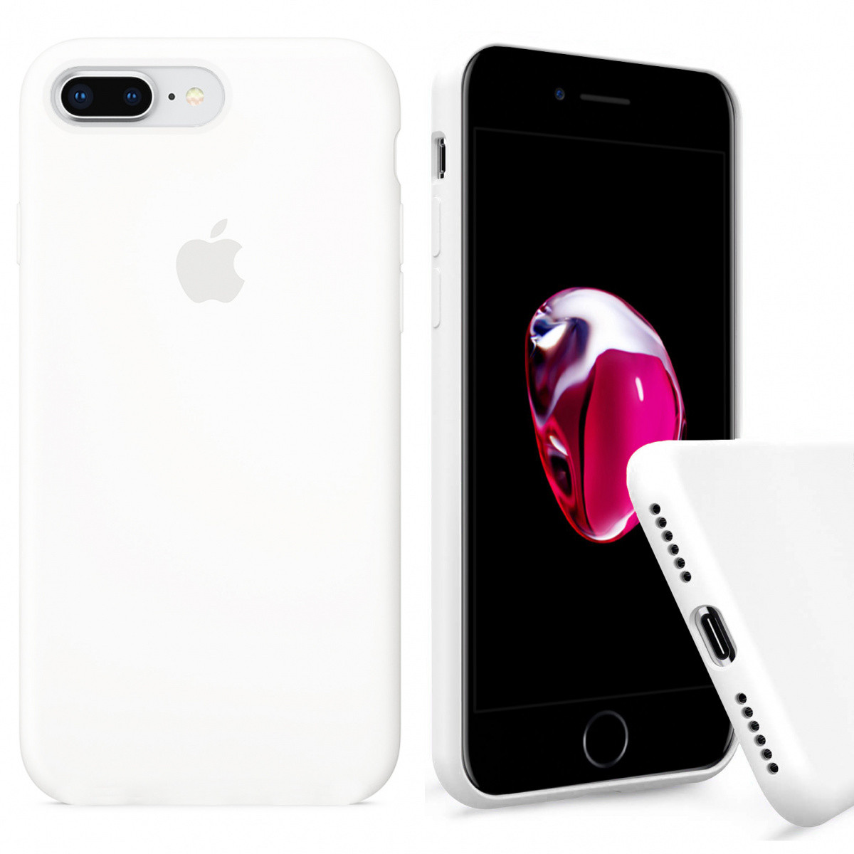 

Чохол Silicone Full case для iPhone 7/8 Plus White