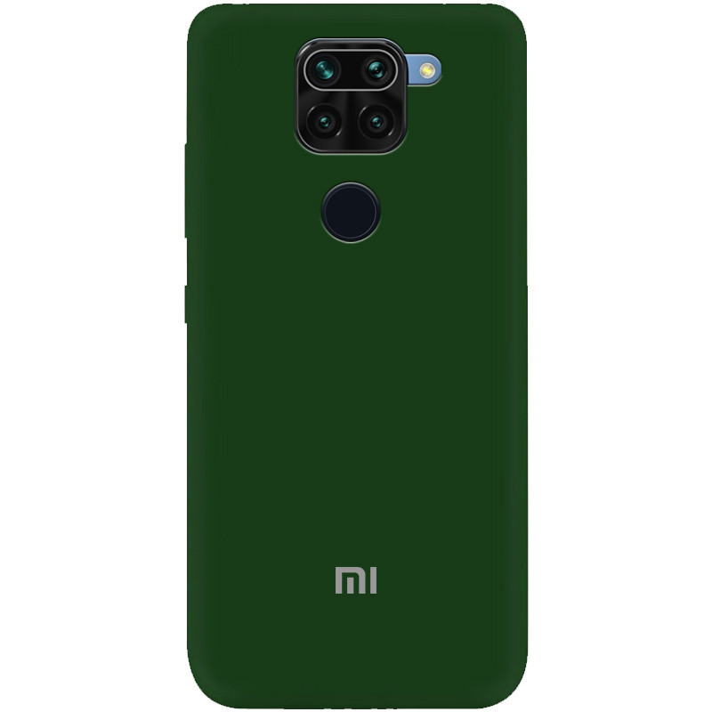 

Чохол Silicone Full Case для Xiaomi Redmi Note 9 Dark green