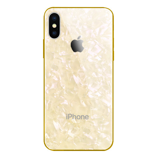 

Чохол Glass Marble Case для iPhone Xs Max Gold