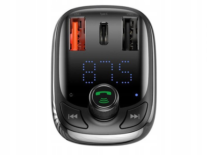 

Автомобільна зарядка Baseus S13 T typed PPS Bluetooth MP3