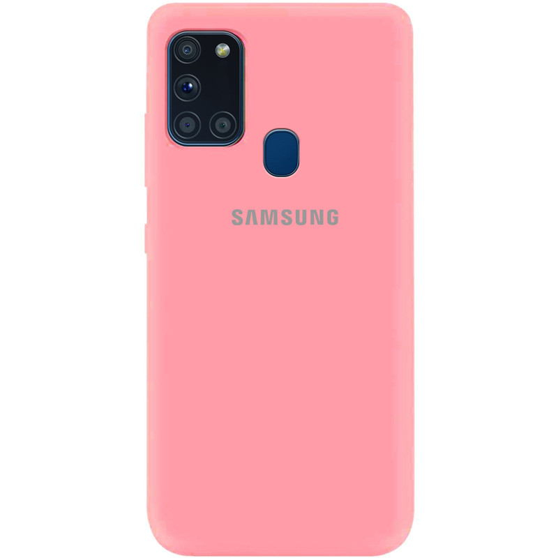 

Чохол Silicone Full Case для Samsung Galaxy A21s Pink