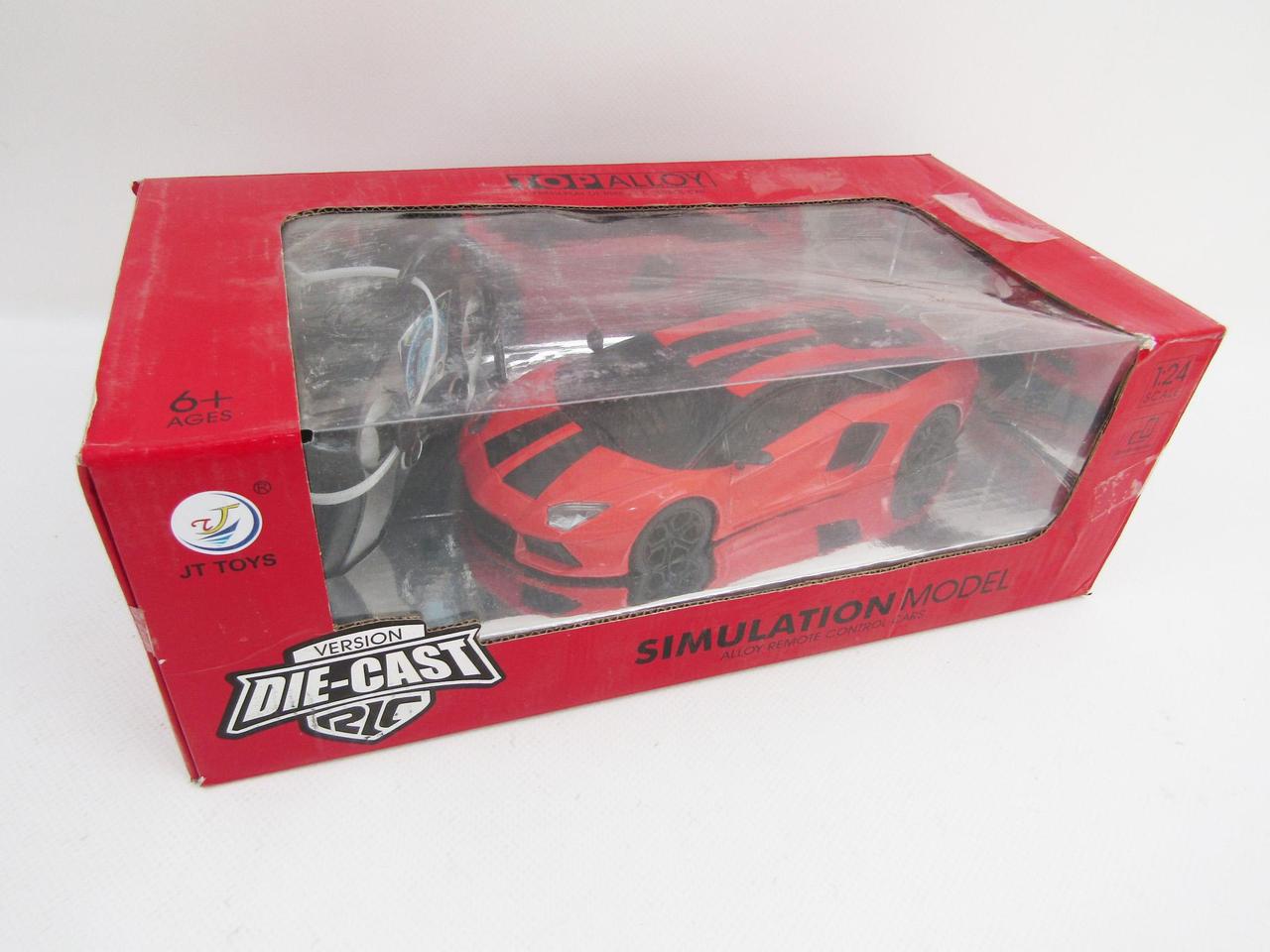 

УЦЕНКА 20% Р/У Машина коллекц. "Lamborghini" 1:24 метал-пластик, аккум. в кор.30*15,6*11,1 см /36-2/