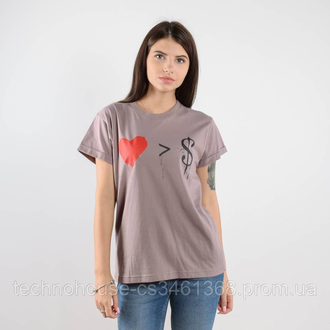 

Футболка BIG HEART мокко, Бежевый