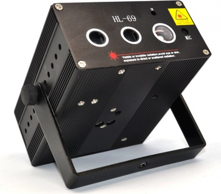 

Трехцветная лазерная светомузыка лазерный проектор Kronos Laser Stage HL-69 RG+B (par_HL69)