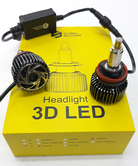 

LED Лампа GLOBAL SOLUTION 3D H8-9-11 6000K P97311, КОД: 2453640