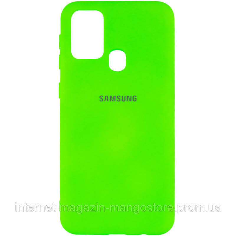 

Чехол Silicone Cover My Color Full Protective (A) для Samsung Galaxy M31, Салатовый / neon green