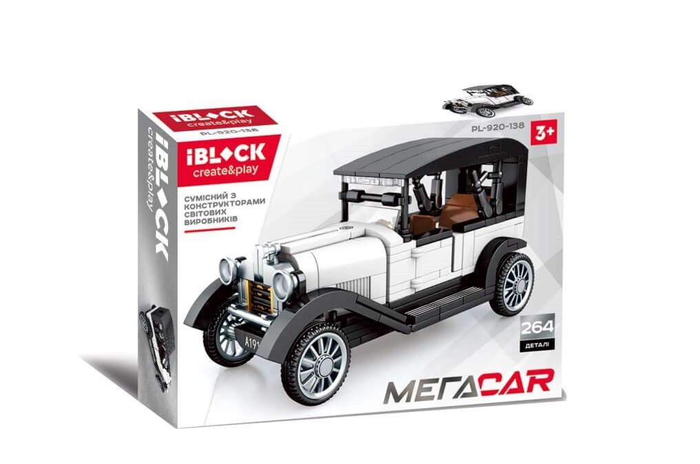 

Конструктор IBlock МЕГАCAR 264 элемента (PL-920-138)