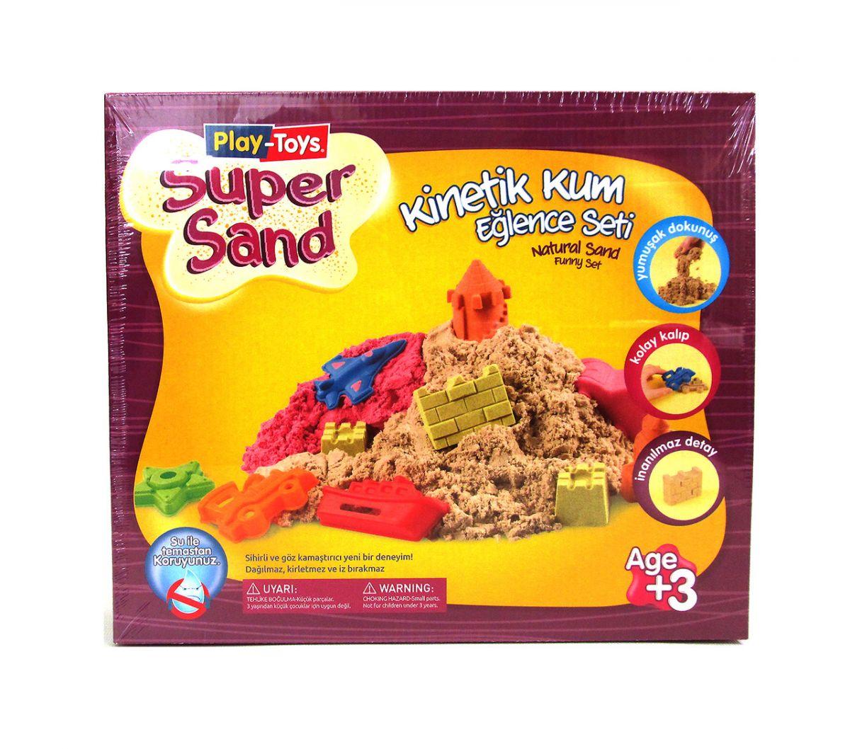 

Кинетический песок Super Sand с песочницей Play-Toys (8188)