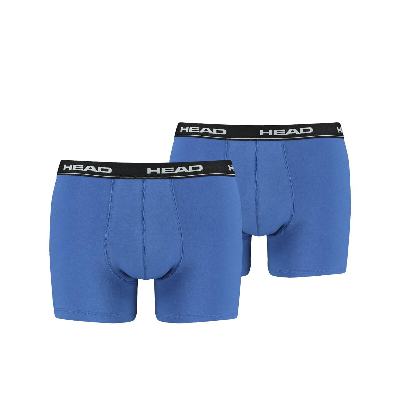 

Трусы-боксеры Head Basic Boxer 2-pack blue — 841001001-021, M, 8713537917476, Синий