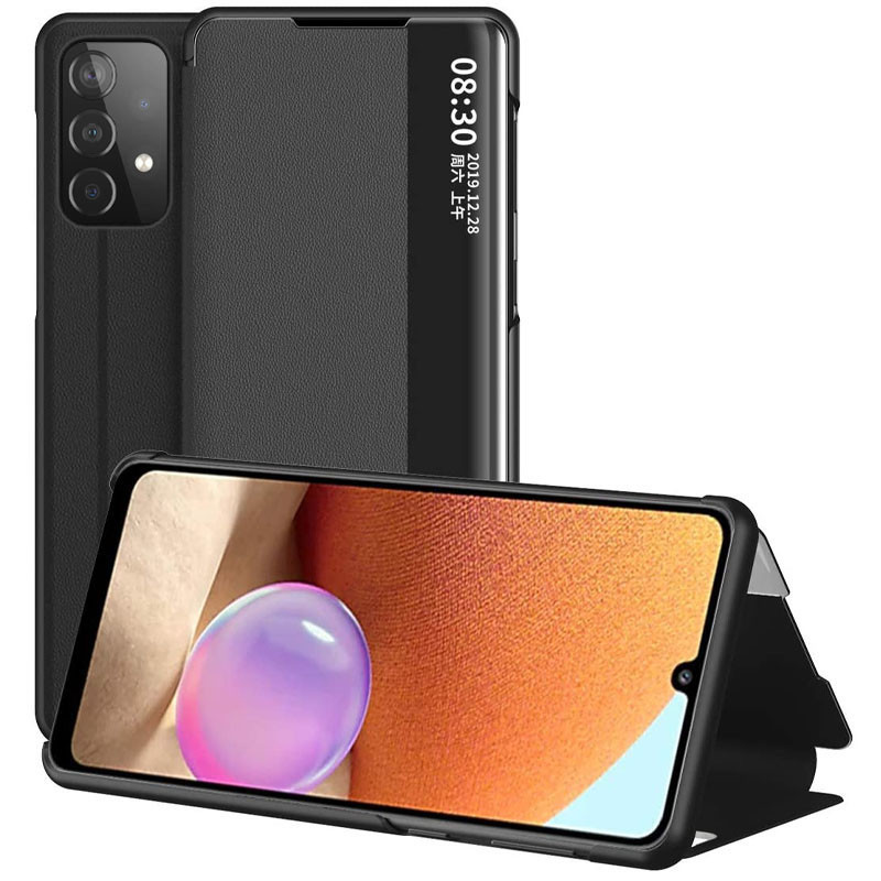 

Чехол-книжка Smart View Cover для Samsung Galaxy A72 4G / A72 5G, Черный