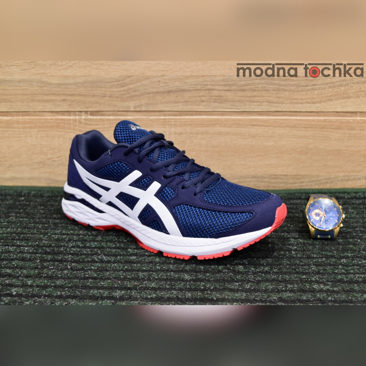 

Кроссовки синий текстиль 728-3 ASICS Вьетнам