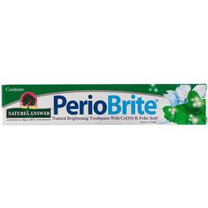 

Periobrite Природная зубная паста, Прохладная мята (113.4г) Nature's Answer