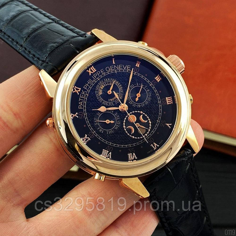 

Часы наручный ААА класса Patek Philippe Grand Complications 5002 Sky Moon Black-Gold-Black