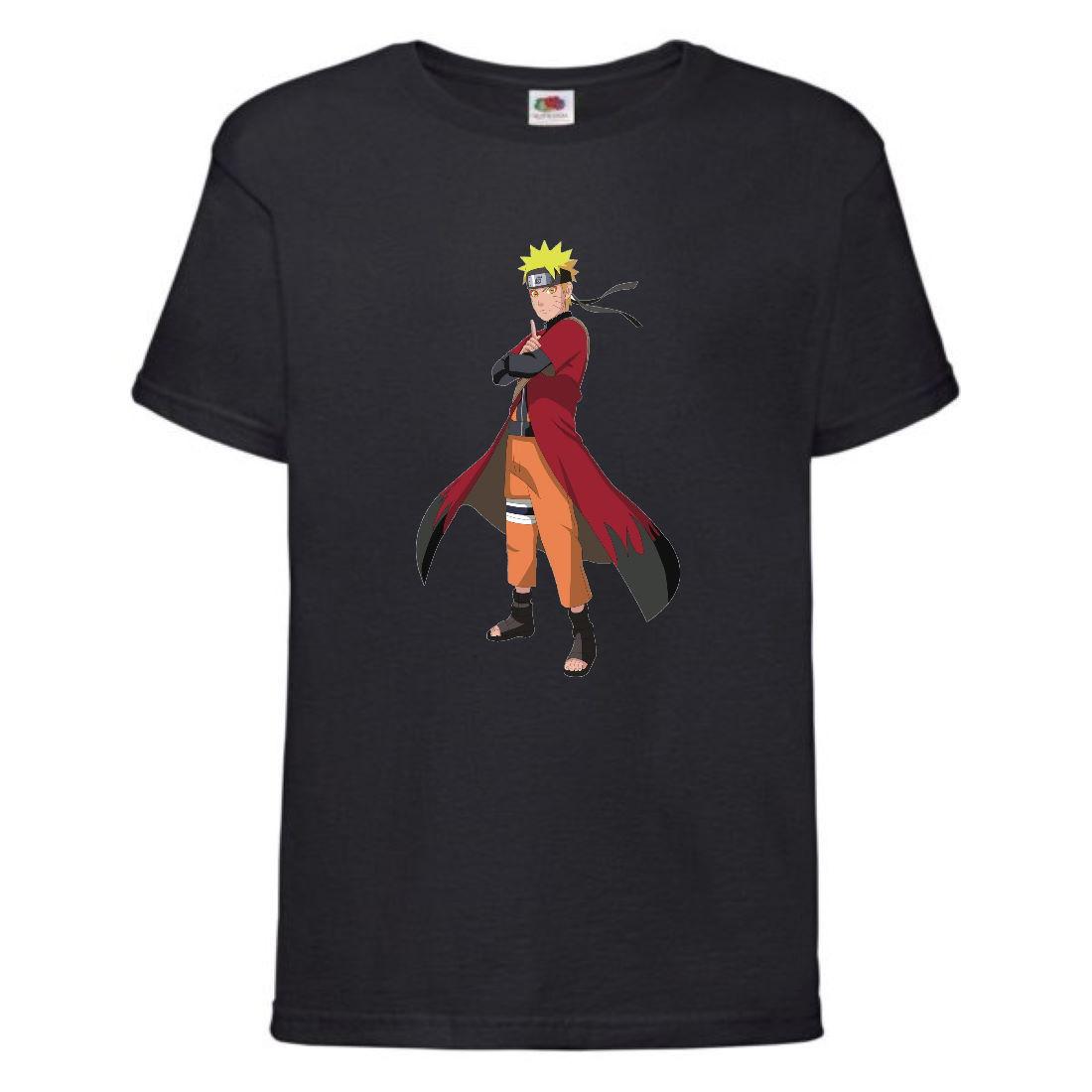 

Футболка Наруто (Naruto - 0046) черная 104-116-128-140-152-164 размер