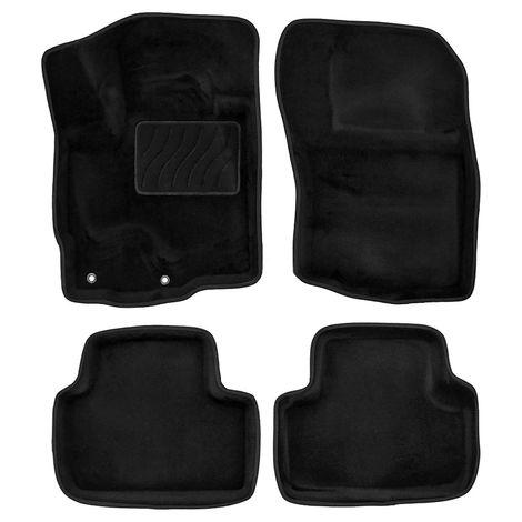 

Коврики в салон для Nissan Qashqai 2007-2014 (Seintex), Полный комплект (5 мест) Ніссан Кашкай, Черный